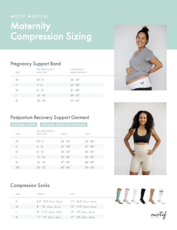 Postpartum Recovery Support Garment - C-Section and Natural Birth