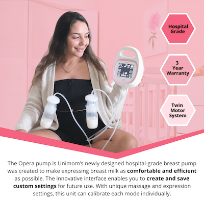 Women Wearing Unimom Opera Breast Pump