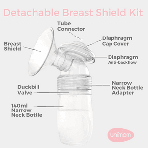 Unimom Opera Detachable Breast Shield Kit Description