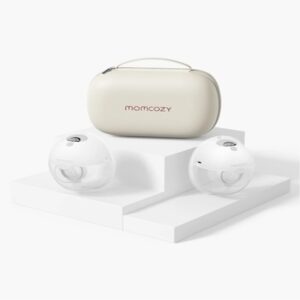 Momcozy M5 Wearable Breast Pump with case