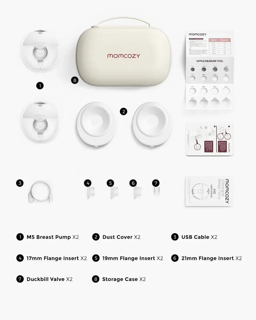 Momcozy M5 Wearable Breast Pump > Milk Moms